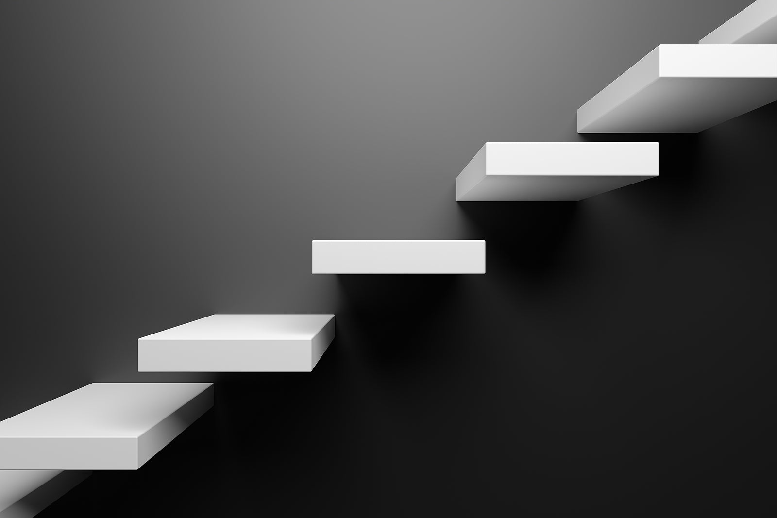 Floating staircase
