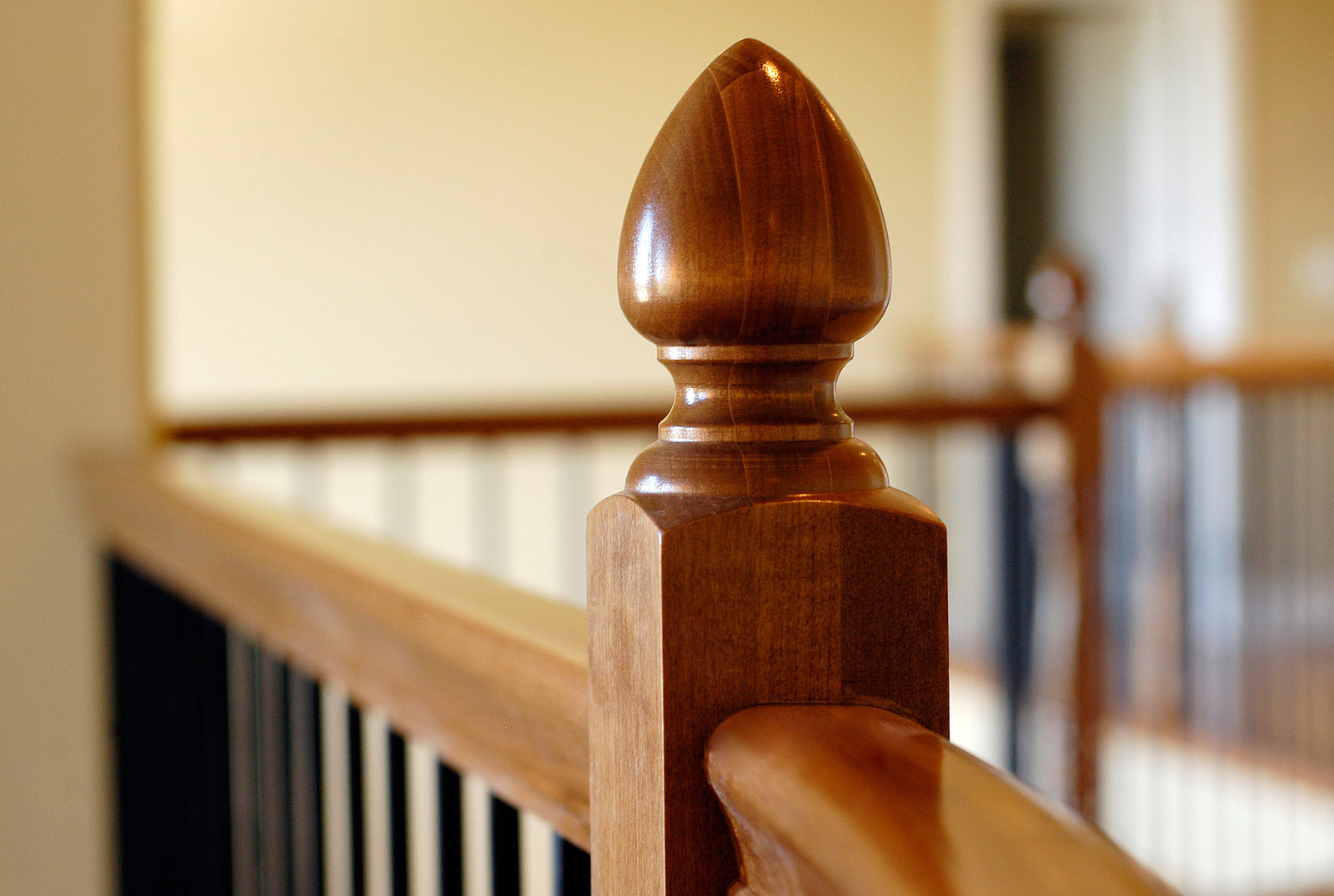 Wood Stair Rail Detail|Hardwood Newel Post Staircase Classic Style Interior Steps Stair