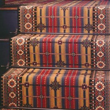 Premier runner rods wit patterned runner carpet|||||