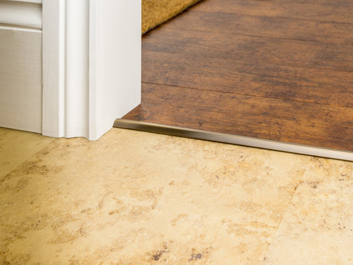 Metal Floor Threshold Strips, Tile To Wood Transition Strip Uk