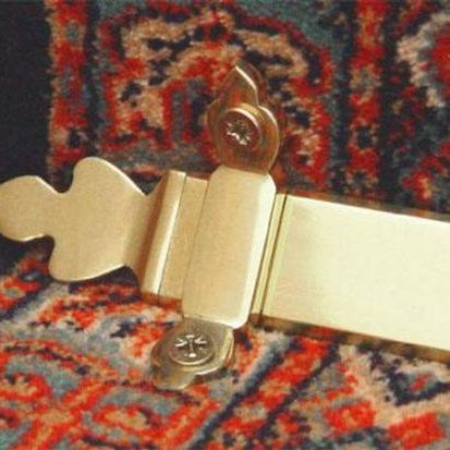 golden royal stair rods|||door threshold|