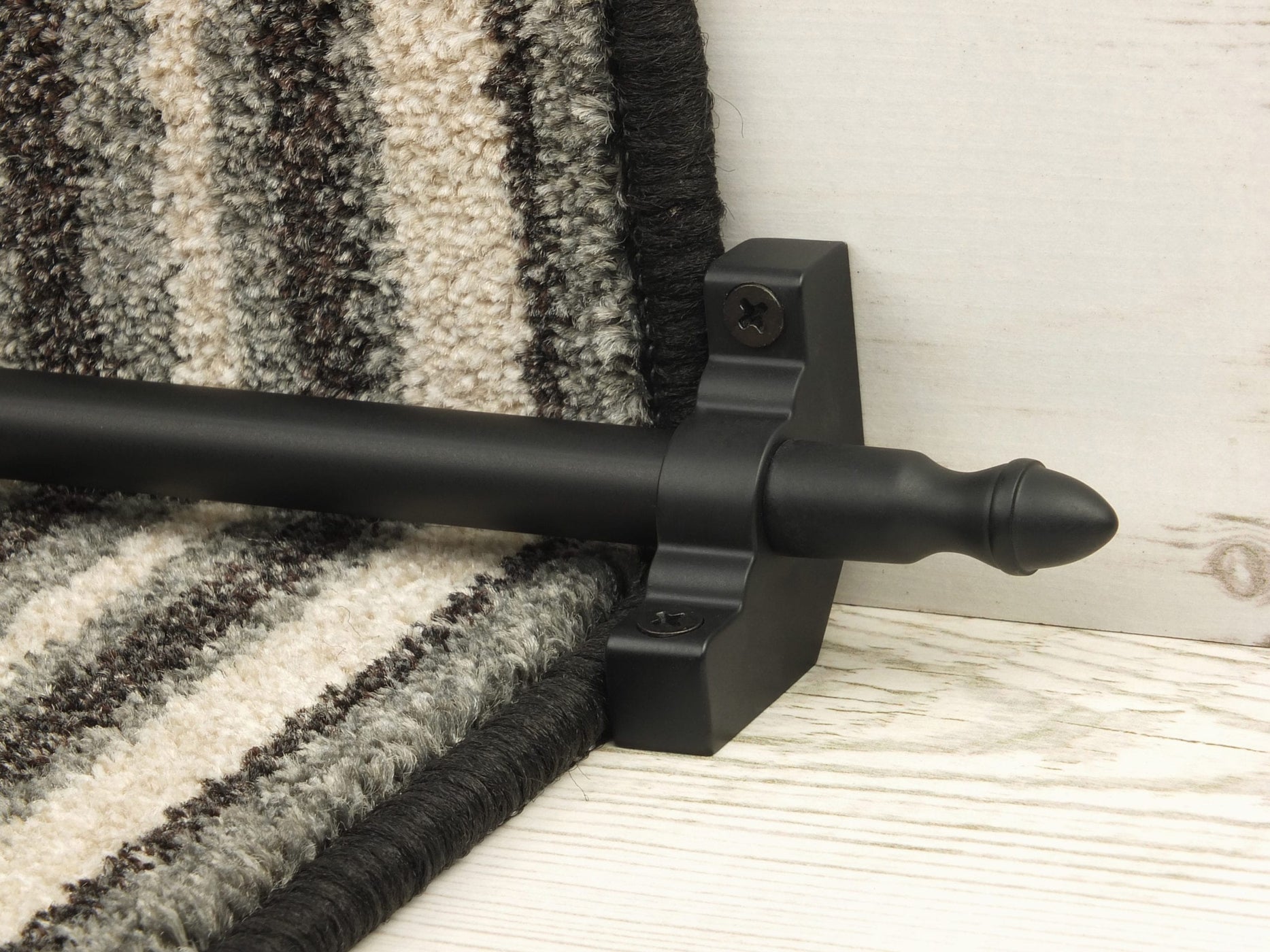 Homepride Stair Rods Black Decorative Carpet Rods homepride-stair-rods-black-decorative-carpet-rods