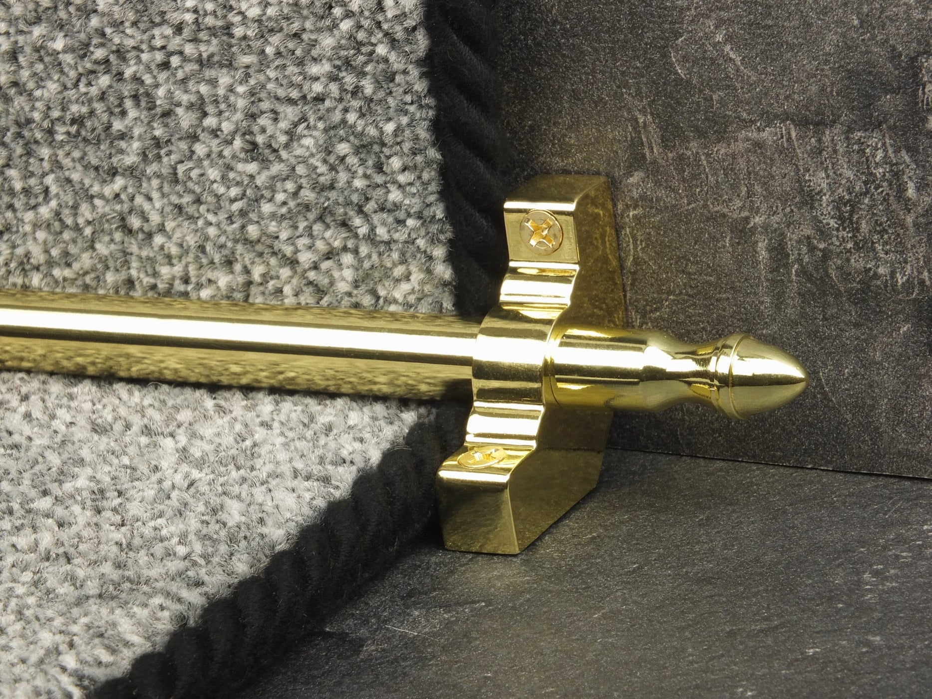 Homepride Stair Runner Rods in Brass | Traditional Stair Detailing
