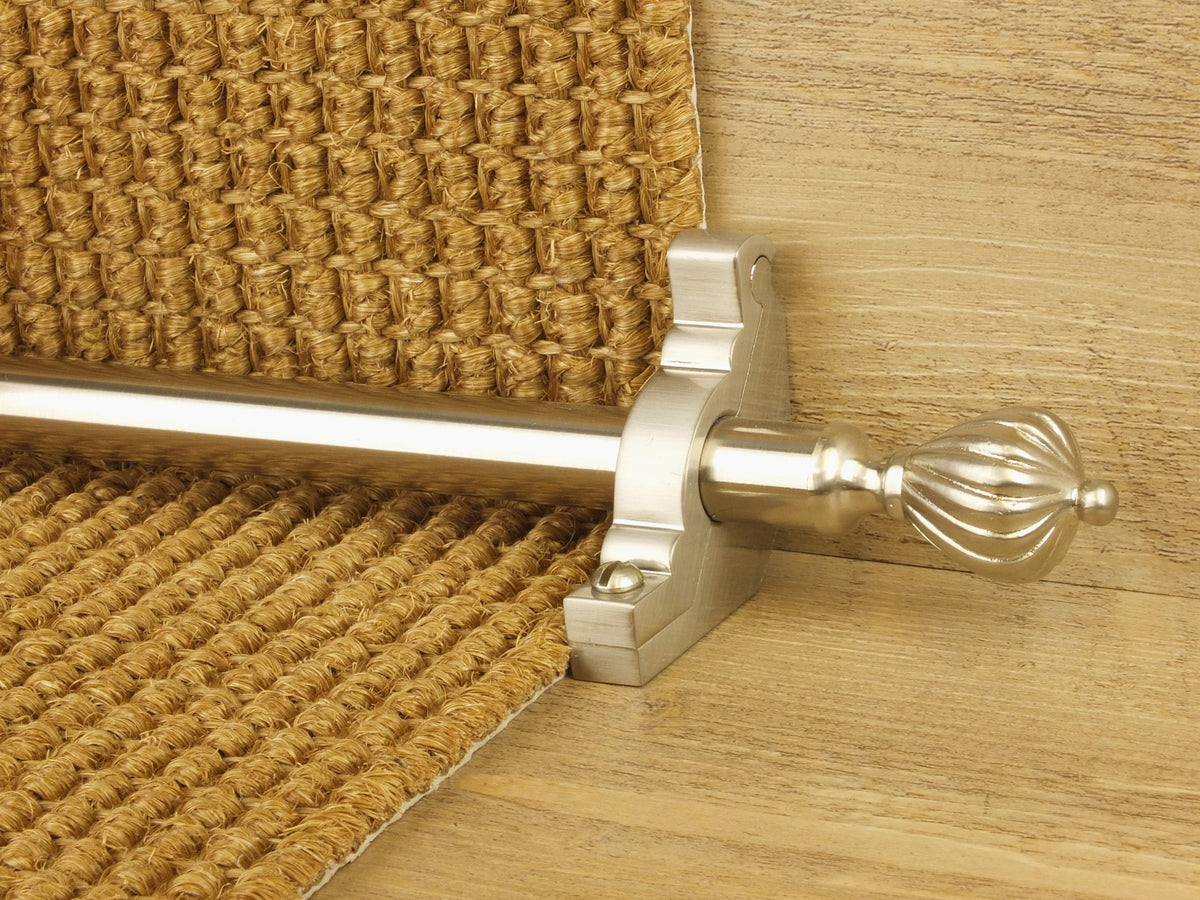 Cairo Stair Rods - Satin Nickel | Stair Rods Direct