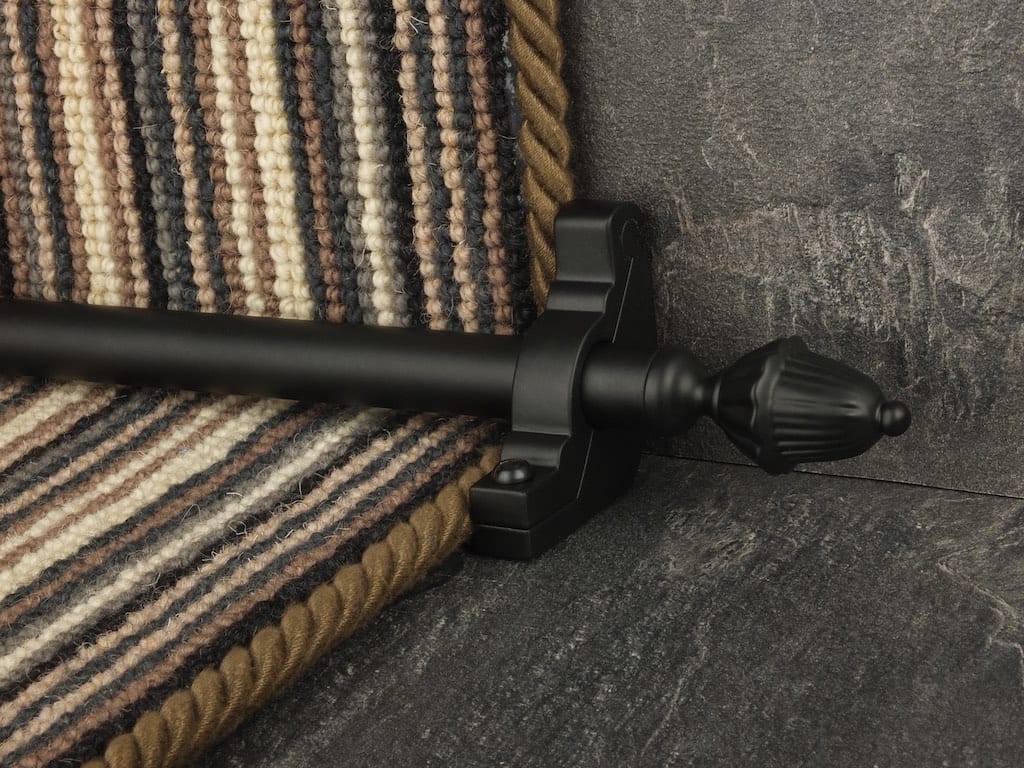 Dubai Stair Rods in Black | Quality Staircase Accessories