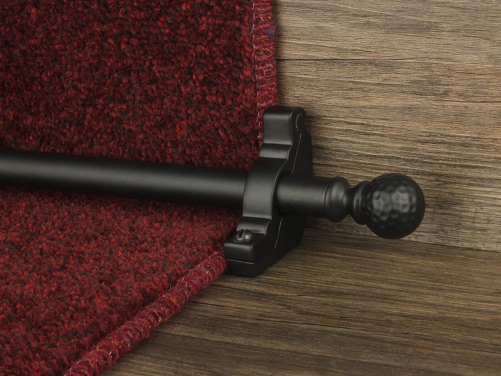 Dune Stair Rods In Black Smooth Stylish Staircase Accent dune-stair-rods-in-black-smooth-stylish-staircase-accent