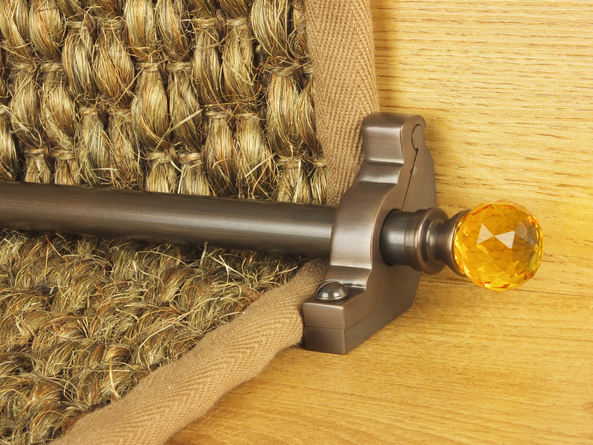 Amber Stair Rods in Antique Bronze | Decorative Stair Accessories