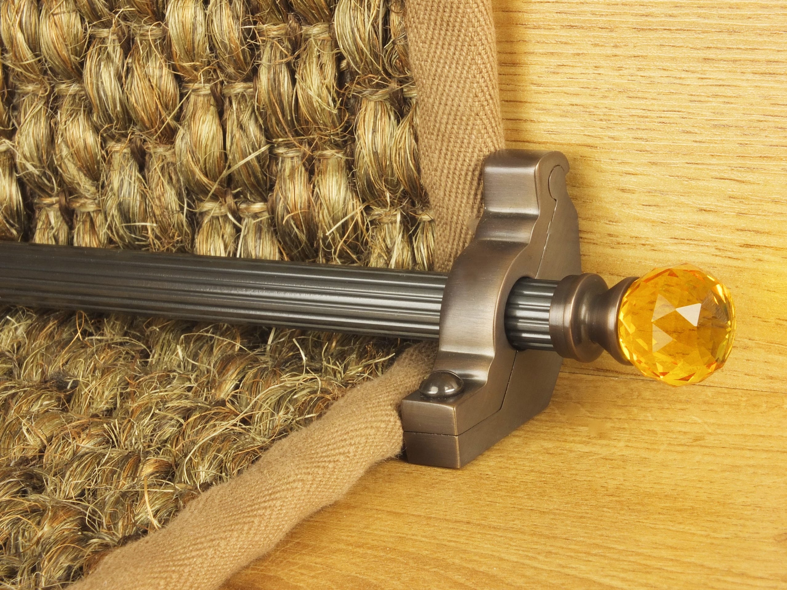 Amber Stair Rod - Antique Bronze | Stair Rods Direct