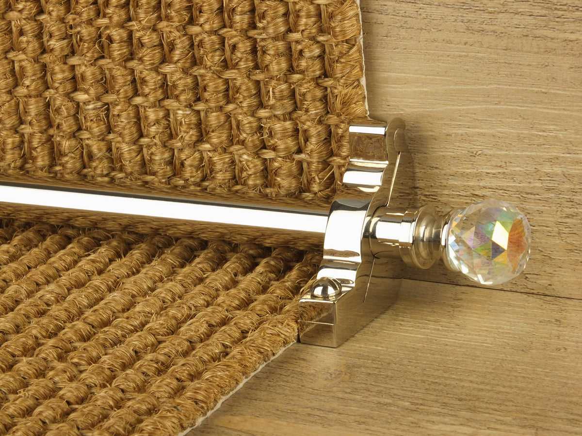 Rainbow Stair Rods in Polished Nickel | Decorative Stair Accessories