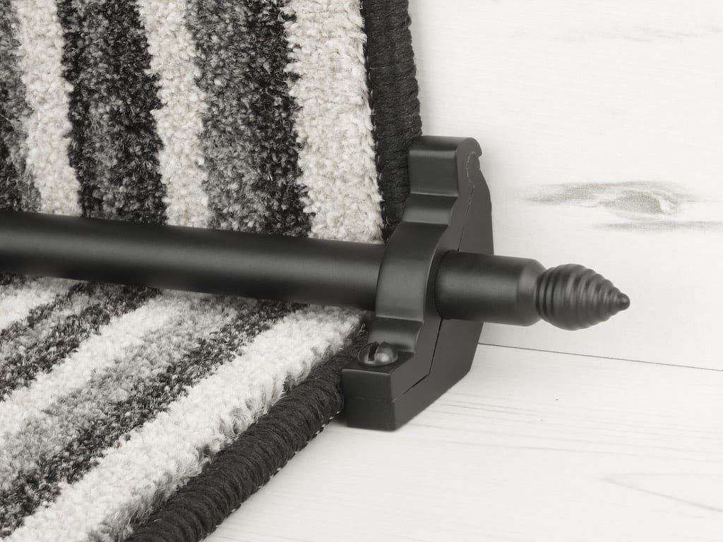 Chatsworth Stair Rods in Black | Elegant Stair Accessory