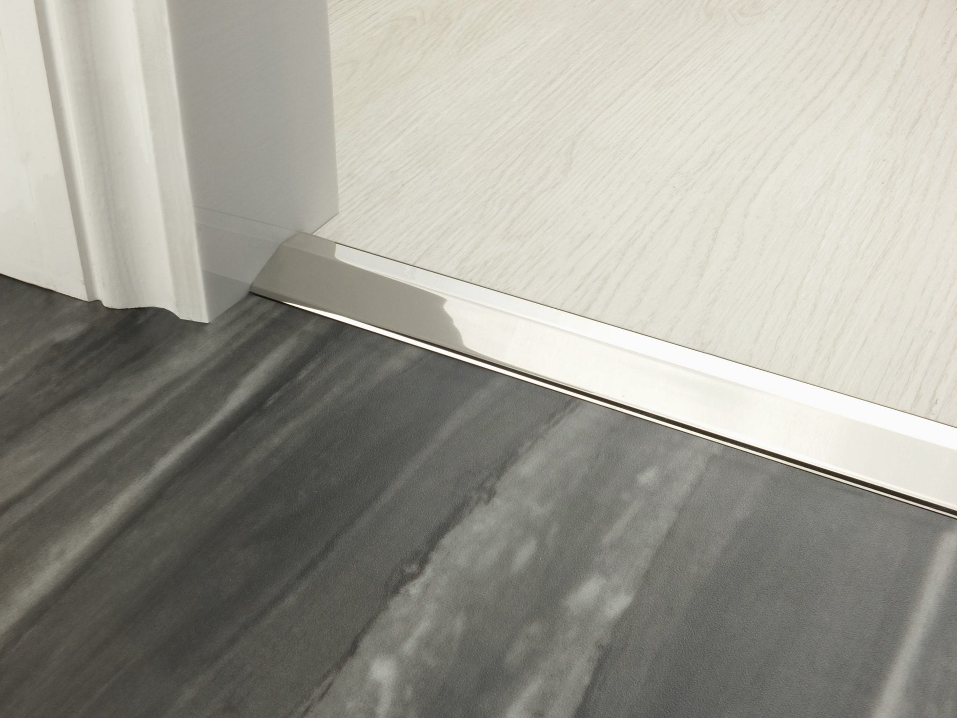 Premier Ramps in Polished Nickel | Smooth Threshold & Floor Trims
