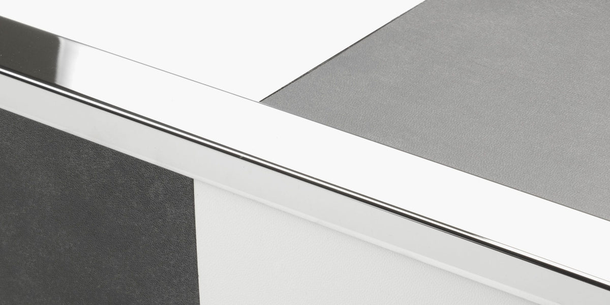 Premier Big Lip Angle Edge in Chrome | Quality Door Threshold Strips