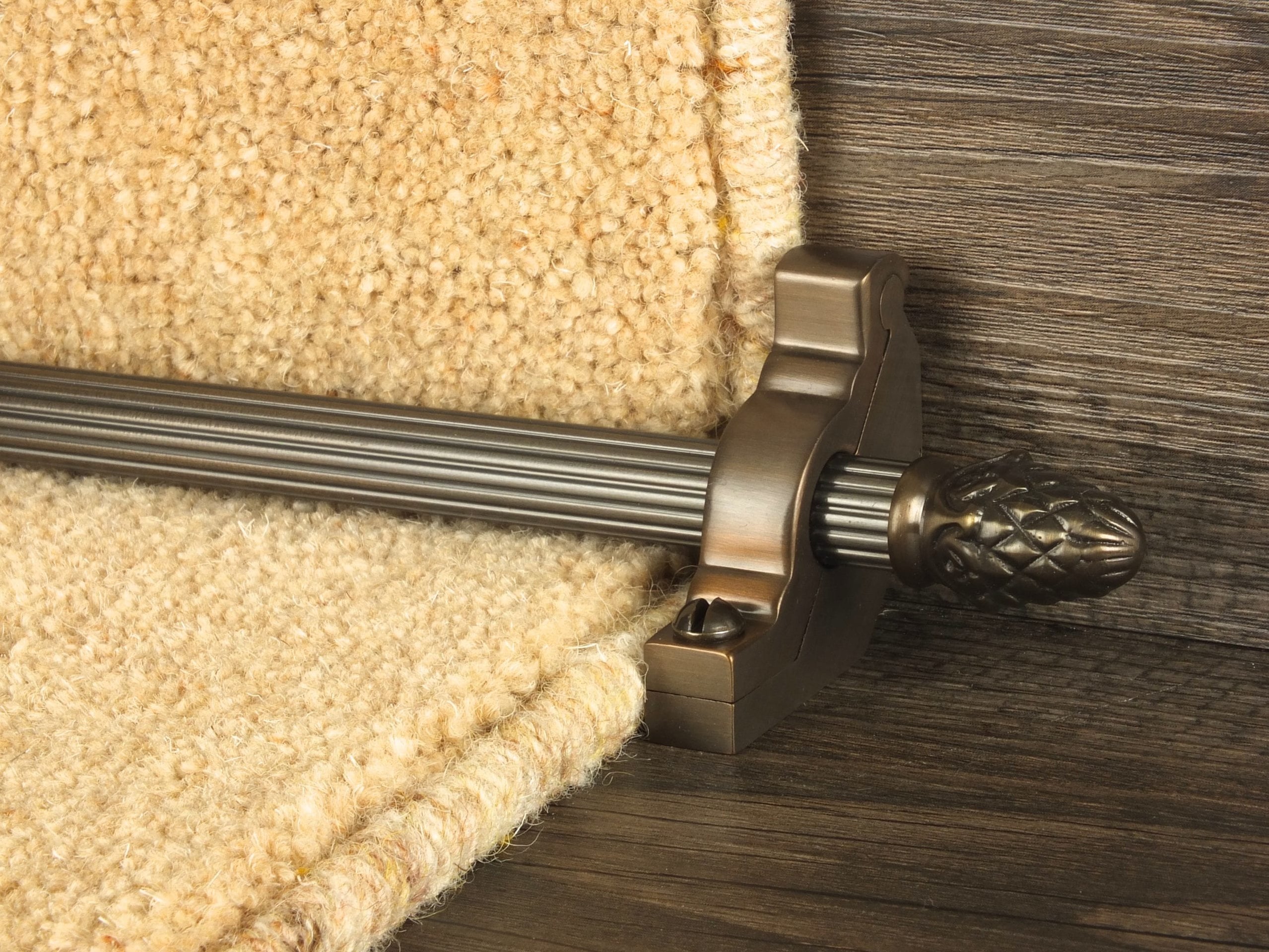 Sherwood Stair Rods in Antique Bronze | Staircase Accessories