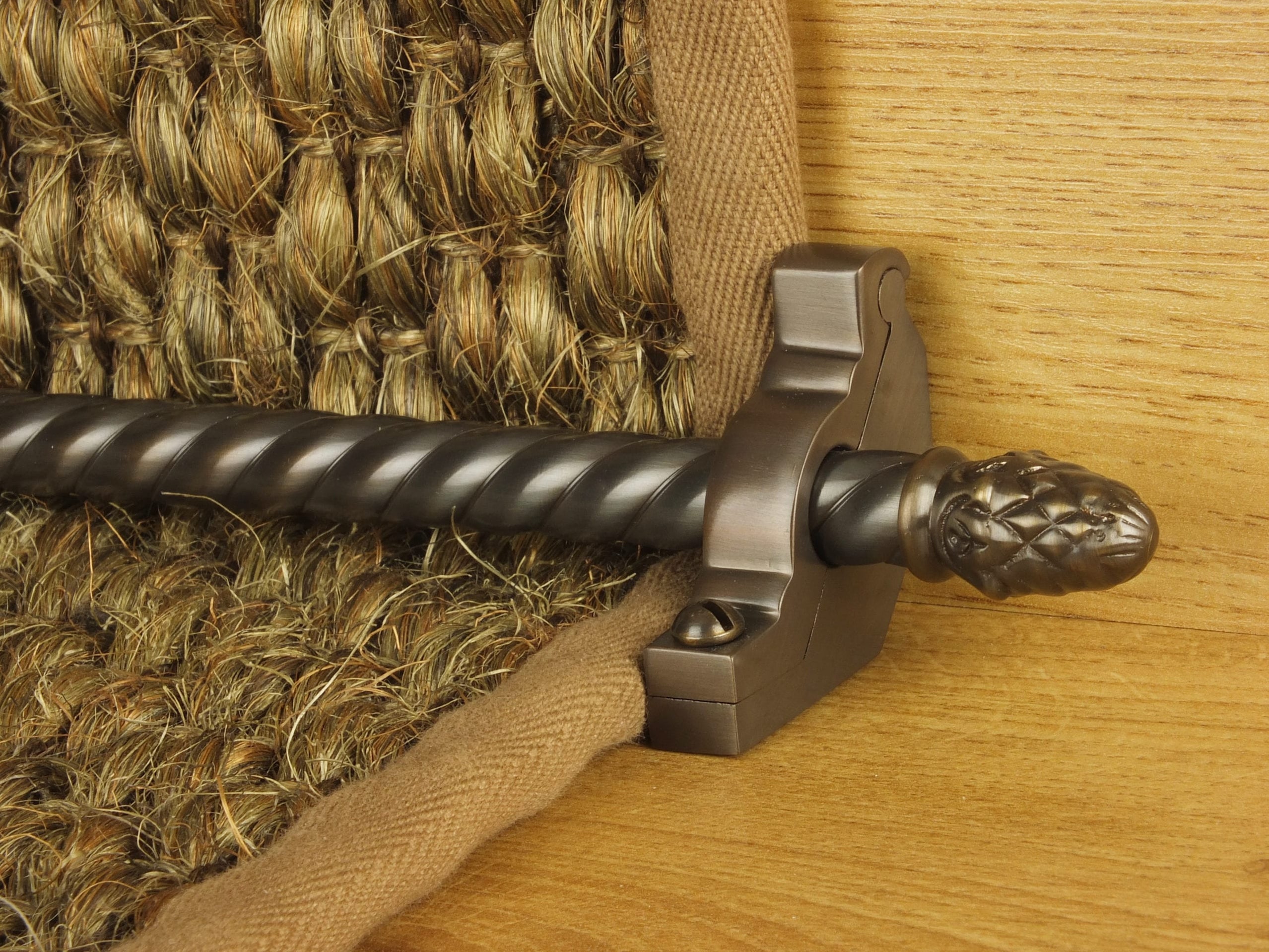 Sherwood Stair Rods in Antique Bronze | Staircase Accessories