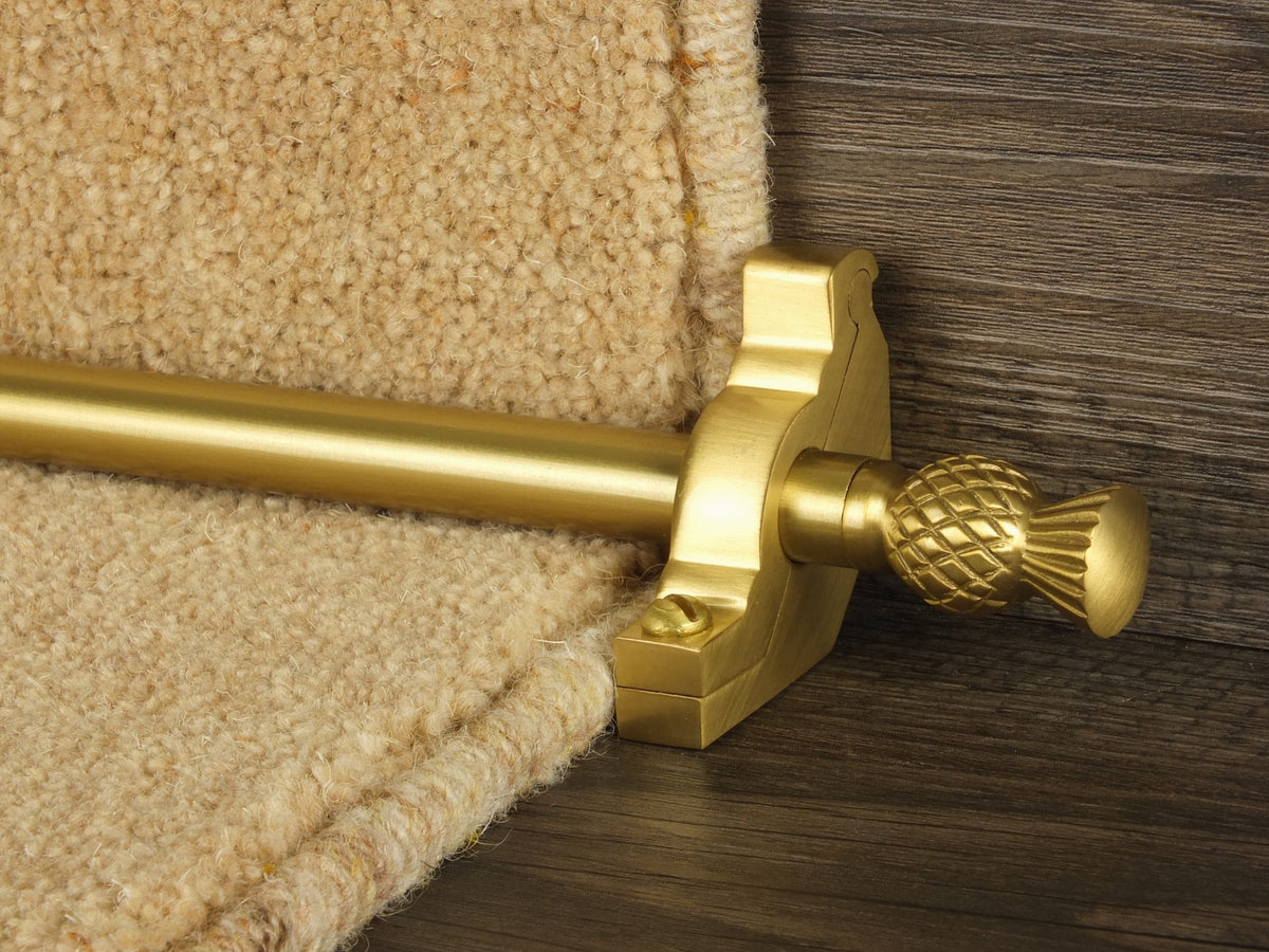 Arran Stair Rods - Satin Brass | Stair Rods Direct