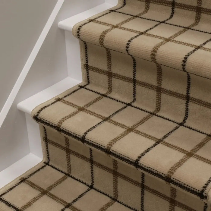 Stair Runners Maestro - Check Natural