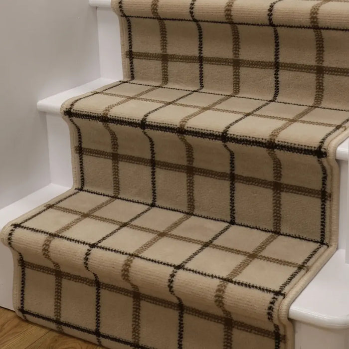 Stair Runners Maestro - Check Natural