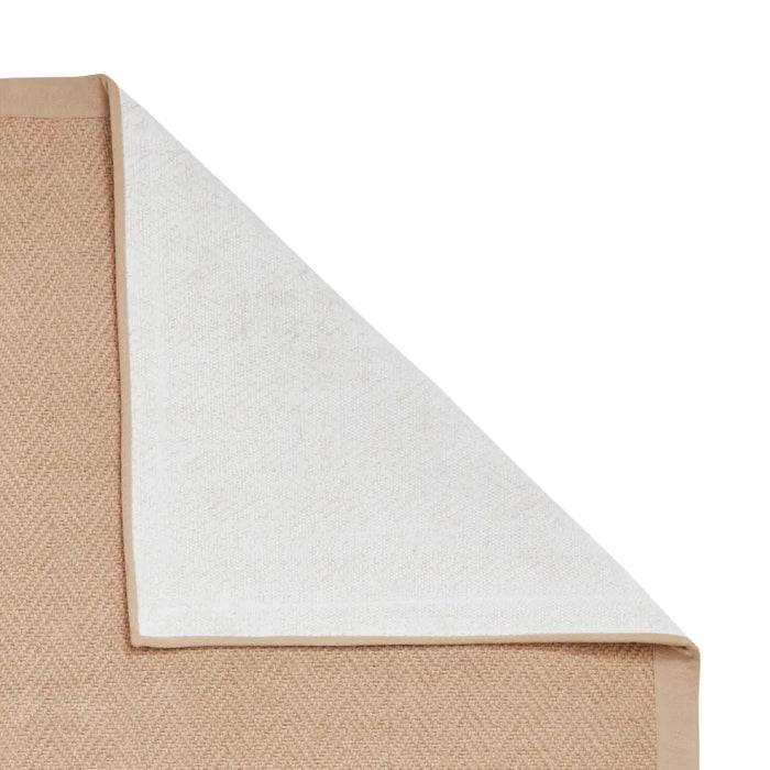 Stair Runner Portland Jute Border - Beige