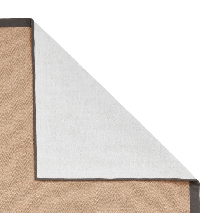 Stair Runner Portland Jute Border - Charcoal