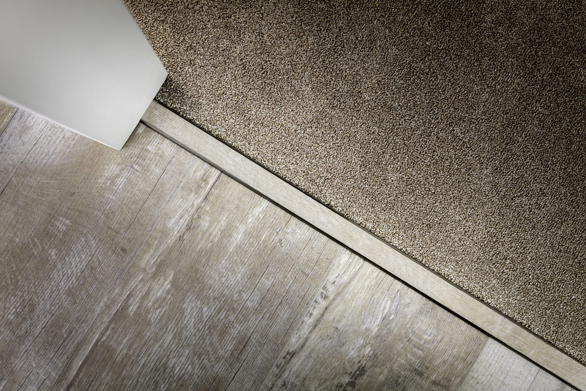 Ali Tramline Z-Carpet Threshold in Antique Brass | Door Threshold Join
