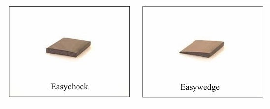 Chock With Rods Easy Wedge (Chock) | Fit Carpet Rods with Ease and Accuracy