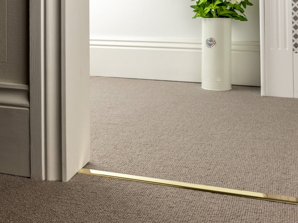 Brass Threshold Riser Polished Brass Door Thresholds | Classic & Shiny Finish